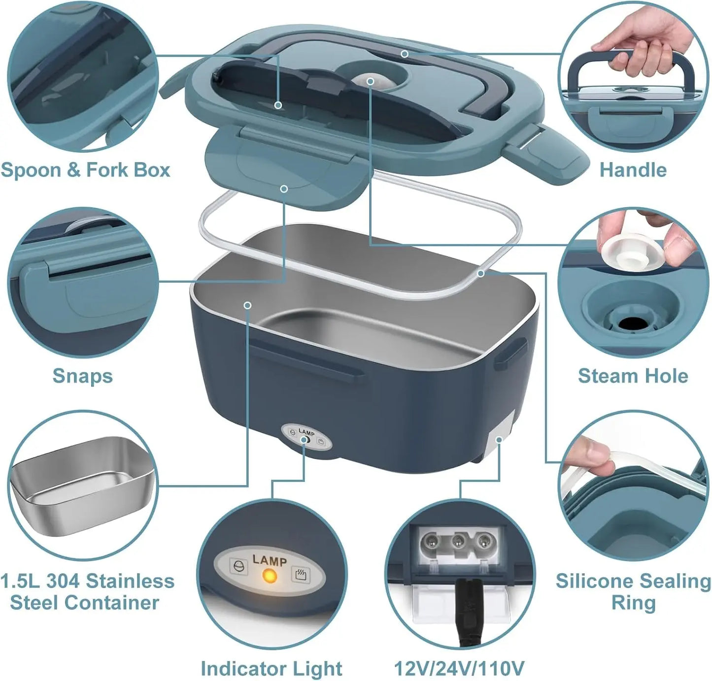 HeatMate™ Electric Lunch Box
