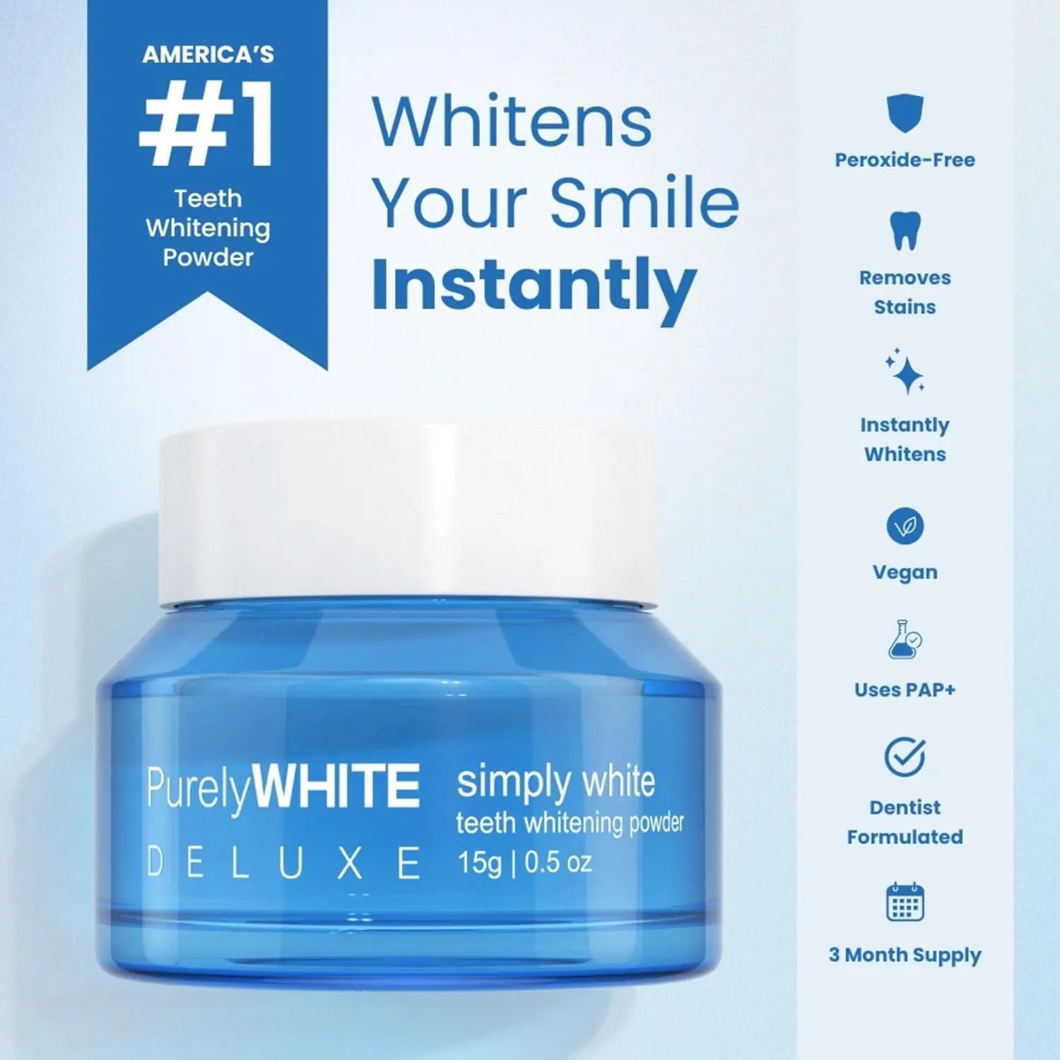 PurelyWHITE DELUXE - Whitening Powder
