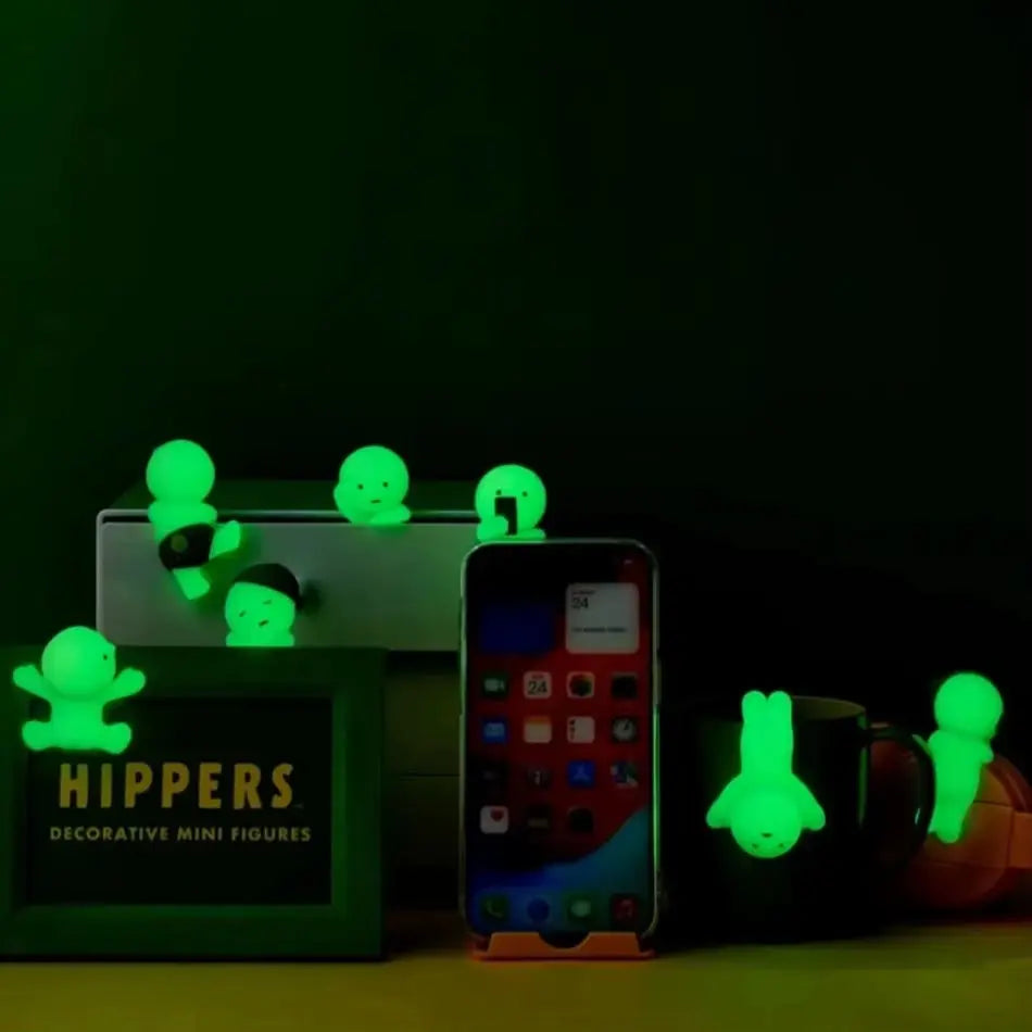 Smiski Hippers Mini Figures Blind Box - Glow in the Dark