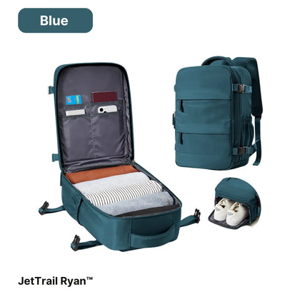 JetTrail Ryan™ Travel Backpack Cabin Bag Hand Luggage 