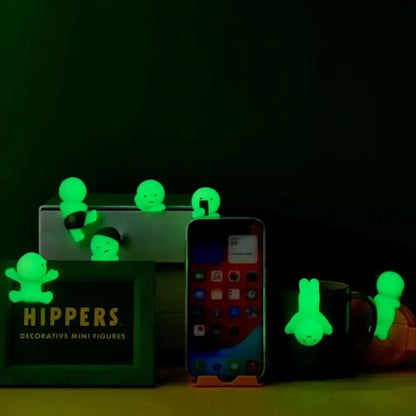 Smiski Hippers Mini Figures Blind Box - Glow in the Dark